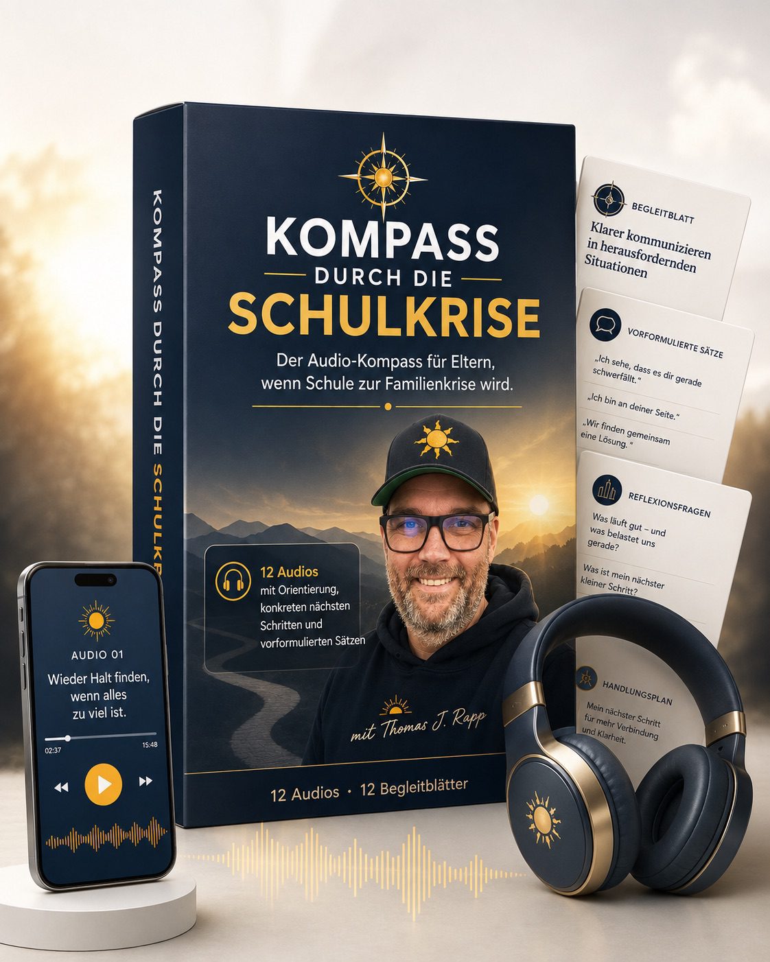 Kompass durch die Schulkrise – Audio-Kompass für Eltern